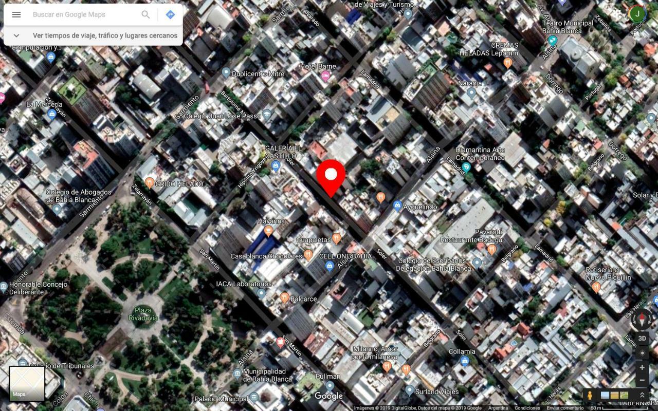 Apartamento Micro Centro para 4 con cochera Bahía Blanca Exterior foto